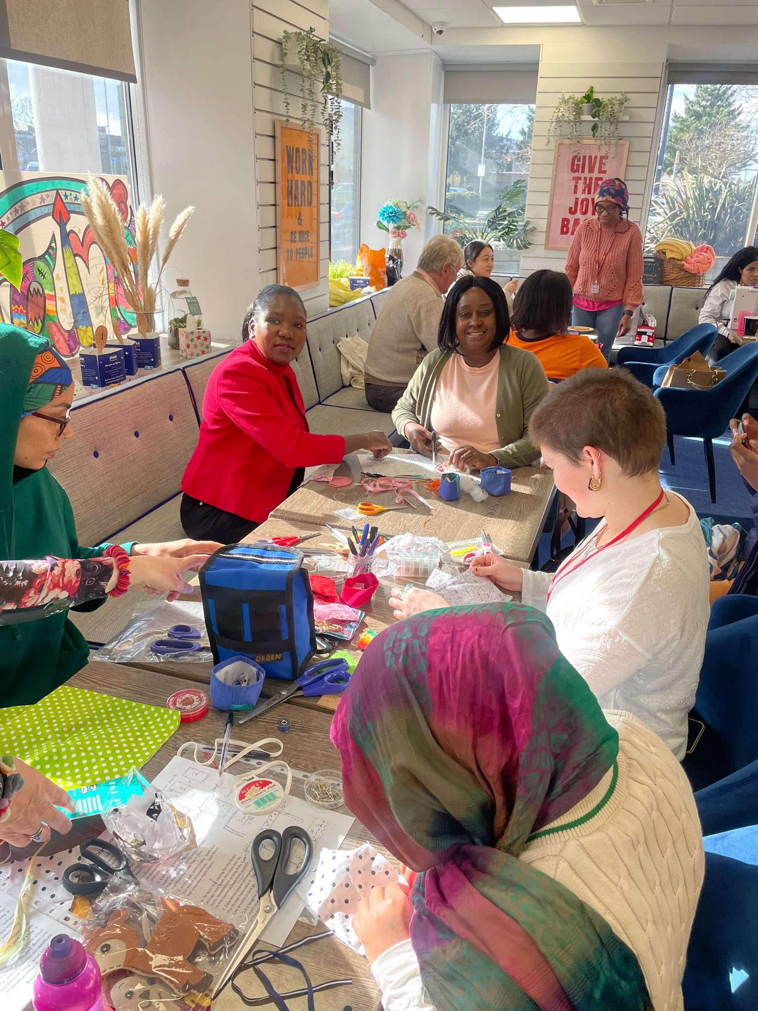 Hands-on reusable sanitary pad skills workshop
